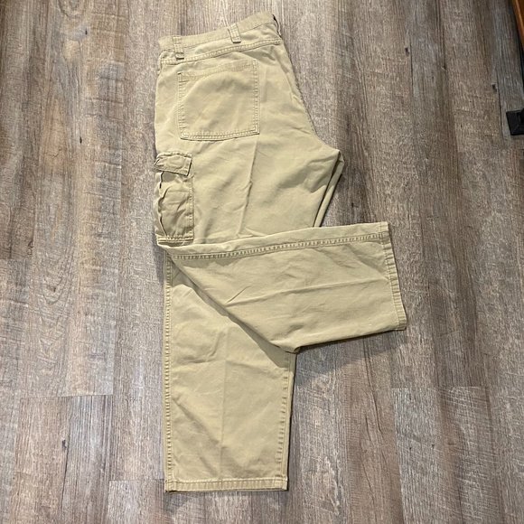 Wrangler Pants Wrangler Mens Khaki Cargo Pants Poshmark